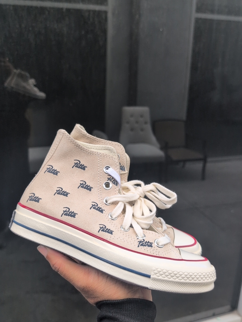 Men's Women's Converse x PATTA Chuck 70 White Size 3.5/5.5 NWOT